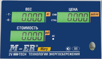 Пленочная панель передняя 223 АС LCD в Вологде