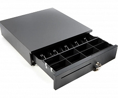 Денежный ящик G-Sense 410XL, чёрный, Epson, электромеханический в Вологде