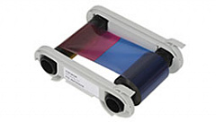 Полноцветная лента YMCKK на 500 оттисков с двумя панелями черного для двусторонней печати в Вологде